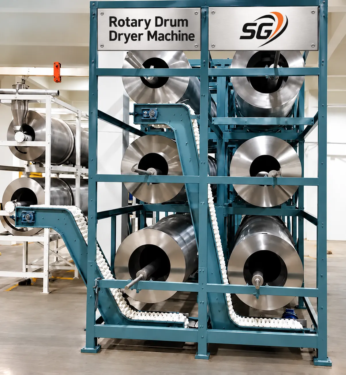 Rotary Drum Dryer Machine